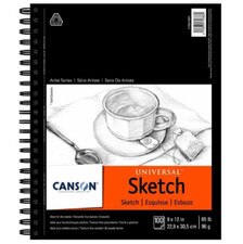 Canson Universal Heavyweight Sketch Spiral Pad